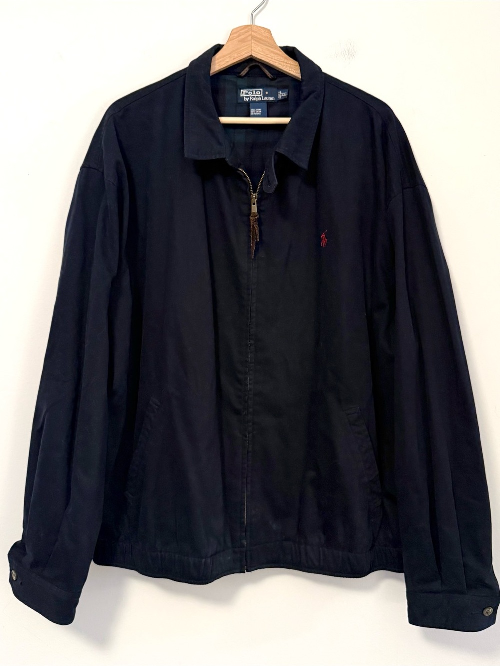 VTG Polo Ralph Lauren Men’s Tartan Plaid Lined Full Zip Jacket